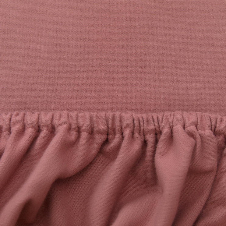 Flanell-Spannbettlaken Moreira [Canyon Clay]