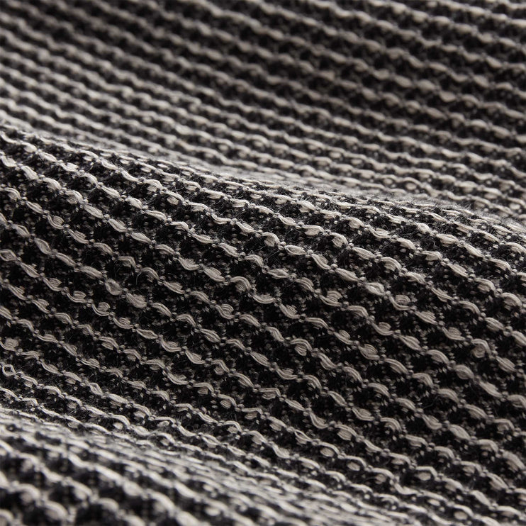 Motrai Tea Towel black & beige, 50% linen & 50% cotton | High quality homewares