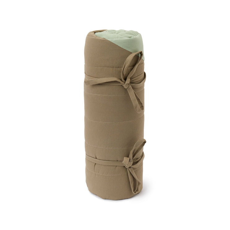Picnic Blanket Nandara Blue fog & Green grey & Natural white, 100% Cotton canvas | Find the perfect Doormats