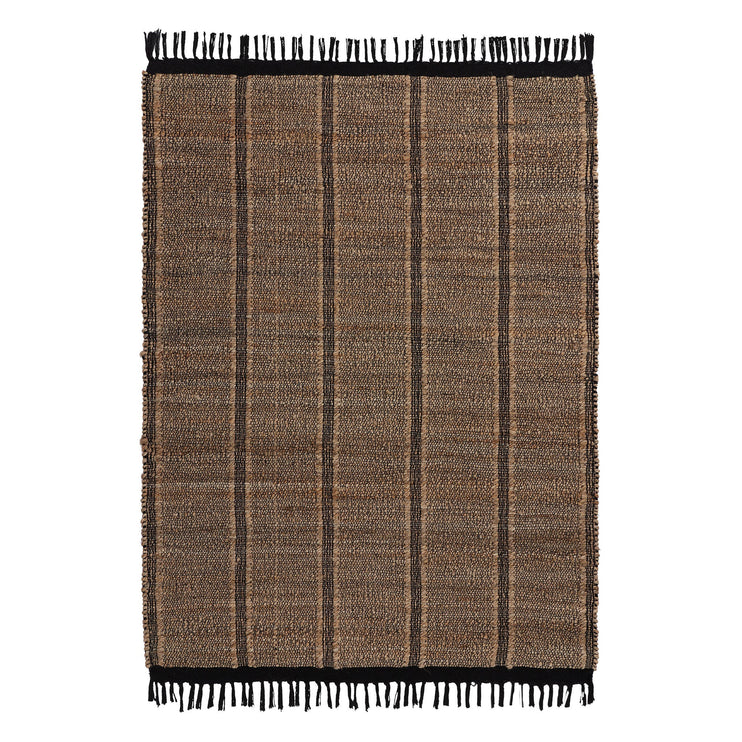 Rug Nari Natural & Black, 100% Jute | High quality homewares
