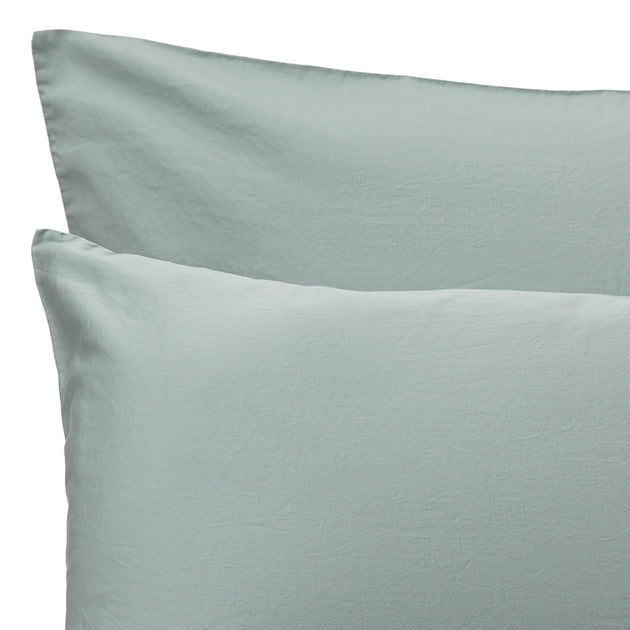 Bettwäsche Set Nelas in Salbeigrün | Schöne Ideen für Ihr Zuhause | URBANARA