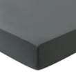 Fitted Sheet Nelas Charcoal, 100% Cotton