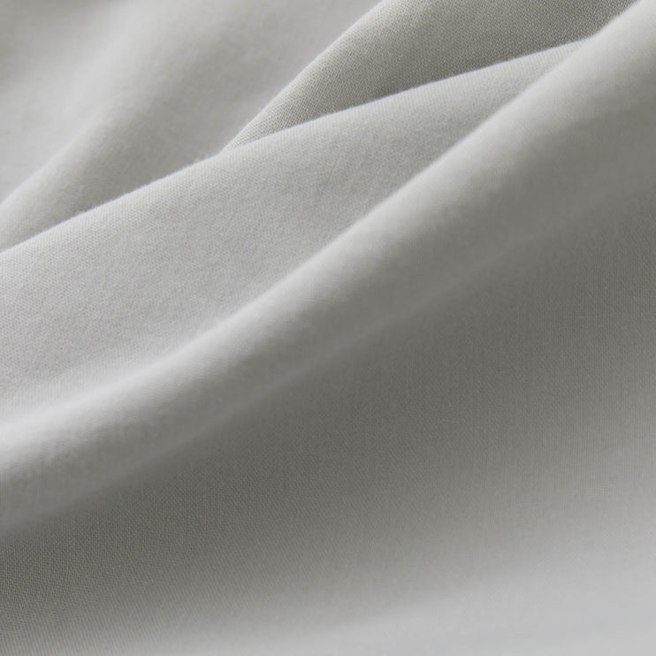 Fitted Sheet Nelas Light grey, 100% Cotton | URBANARA Fitted Sheets