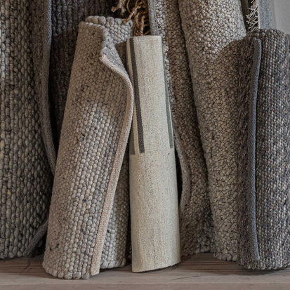 Dindori Rug in ivory melange & grey | Home & Living inspiration | URBANARA