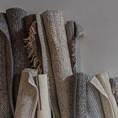 Nunja Rug in cream melange & brown melange | Home & Living inspiration | URBANARA