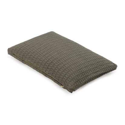 Novas Cushion Cover moss green, 100% cotton
