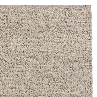 Nunja Rug cream melange & brown melange, 70% wool & 30% jute