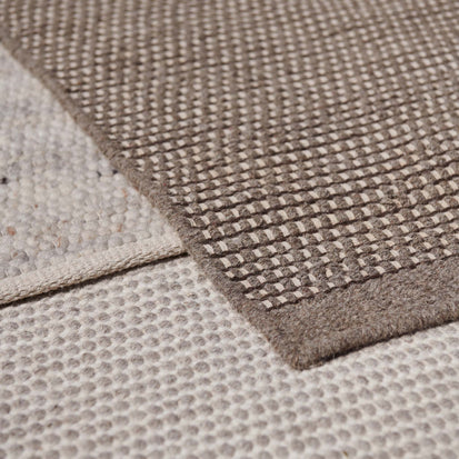 Teppich Kolong [Graubraun/Eierschale]