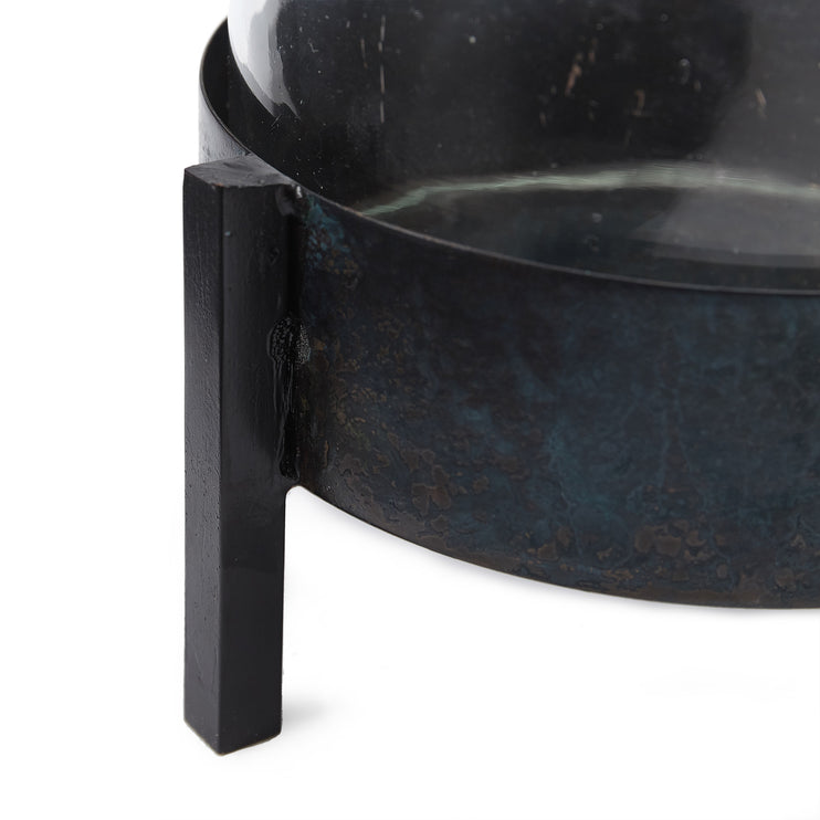 Ozar Windlight Candle Holder black, 100% glass & 100% metal | Find the perfect candles & scents