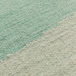 Rug Pala Green grey & Light green grey & Natural white, 100% Cotton | URBANARA Cotton Rugs