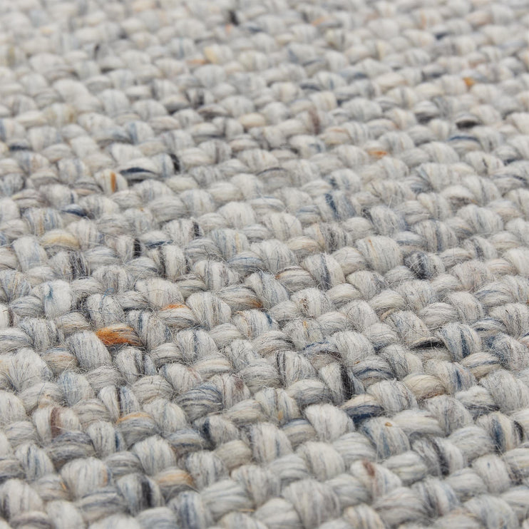 Palasi Rug grey melange & charcoal melange, 70% wool & 30% polyester | High quality homewares