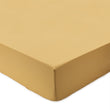 Perpignan Fitted Sheet mustard, 100% cotton
