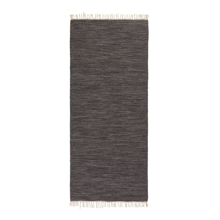 Pugal Runner grey melange, 100% wool | URBANARA runners