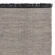 Wollteppich Pugal [Sand-Melange/Schwarz]