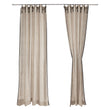 Rajula curtain, natural & black, 100% linen & 100% cotton |High quality homewares