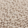 Ravi Mix Rug cream melange, 70% wool & 10% viscose & 20% cotton | High quality homewares
