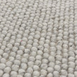 Ravi Runner silver grey, 50% wool & 30% viscose & 20% cotton | High quality homewares