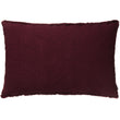 Ruivo cushion cover, bordeaux red, 100% cotton