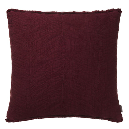 Ruivo cushion cover, bordeaux red, 100% cotton