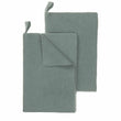 Safara Tea Towel Set green grey, 100% cotton