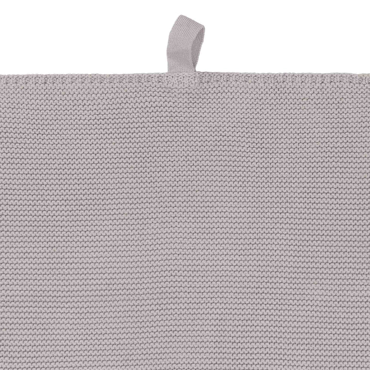 Safara Tea Towel Set silver grey, 100% cotton | URBANARA dishcloths
