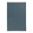 Salasar rug, teal, 100% cotton | URBANARA cotton rugs