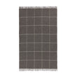 Saldus Wool Blanket grey & cream, 100% new wool | URBANARA wool blankets