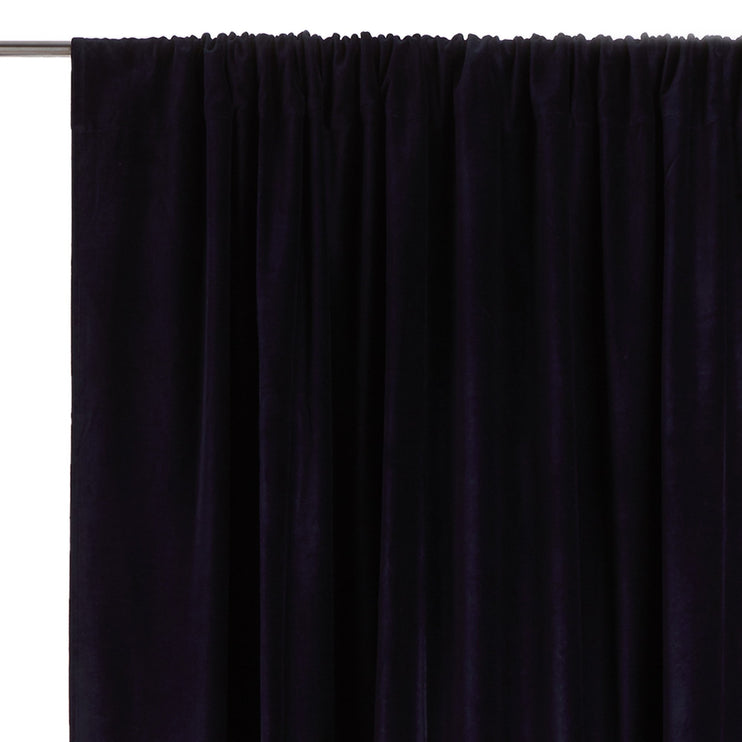Samana Velvet Curtain in dark blue | Home & Living inspiration | URBANARA