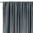 Samana Velvet Curtain green grey, 100% cotton | URBANARA curtains