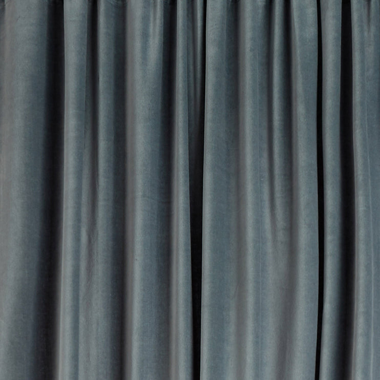 Samana Velvet Curtain green grey, 100% cotton | Find the perfect curtains