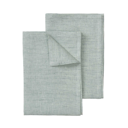 Sameiro Tea Towel green grey, 100% linen