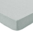 Sameiro Linen Fitted Sheet green grey, 100% linen