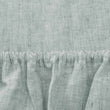 Sameiro Linen Fitted Sheet in green grey | Home & Living inspiration | URBANARA