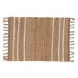 Sankra Hemp Door Mat natural & ivory, 90% hemp & 10% wool