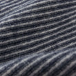 Santaka Wool Blanket dark blue & off-white, 100% new wool | URBANARA wool blankets