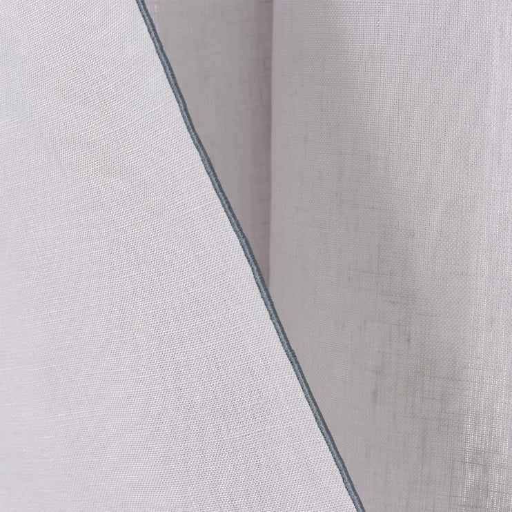 Leinen-Vorhänge Sines [Hellgrau & Salbeigrün]