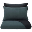 Sobral pillowcase, green grey & black, 100% cotton
