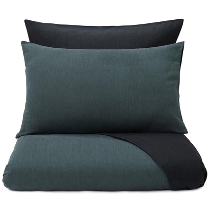 Sobral duvet cover, green grey & black, 100% cotton