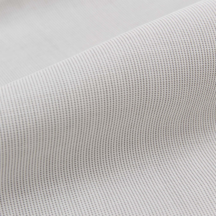 Sousa Fitted Sheet light grey & white, 100% cotton | URBANARA fitted sheets