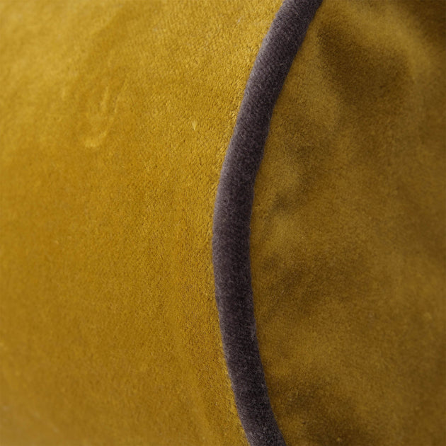 Suri Bolster in bright mustard & dark grey | Home & Living inspiration | URBANARA
