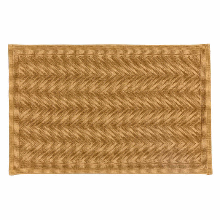 Tajo Bath Mat ochre, 100% cotton