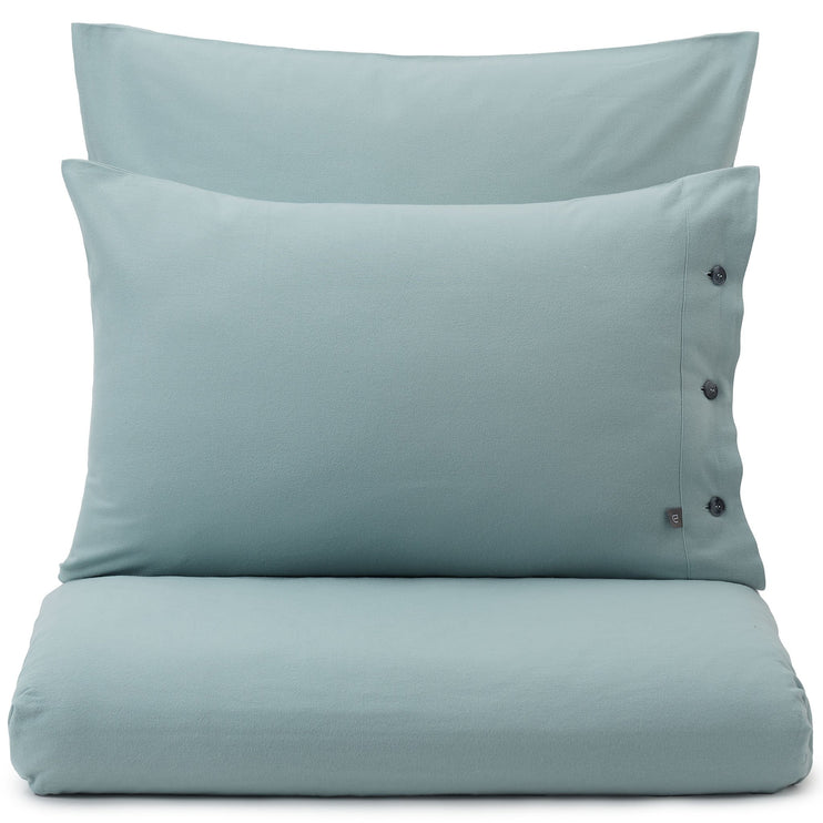 Flanell-Bettwäsche Telhado [Helles Graugrün]