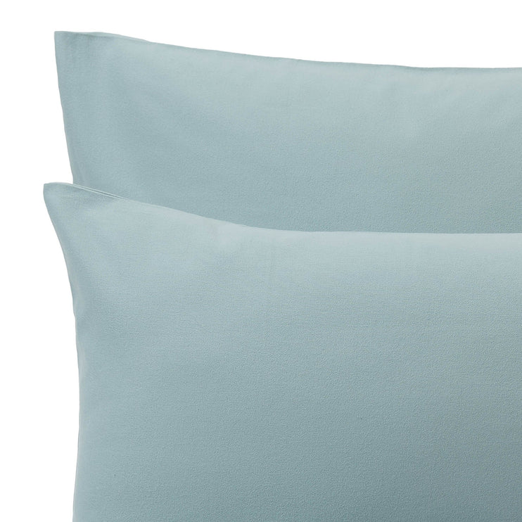 Flanell-Bettwäsche Telhado [Helles Graugrün]