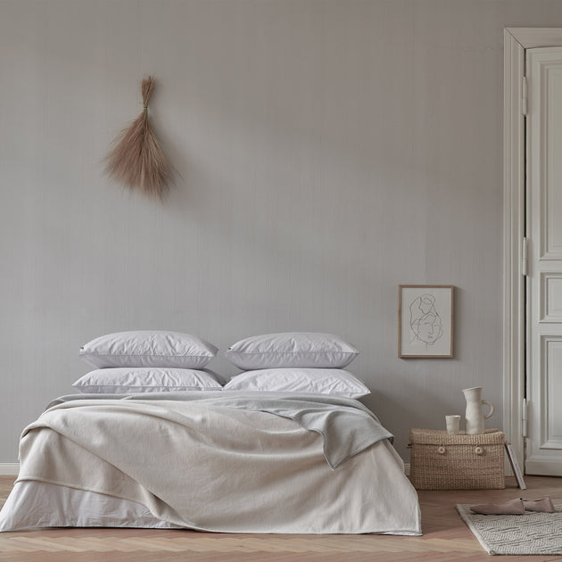 Moledo Percale Bed Linen in white | Home & Living inspiration | URBANARA