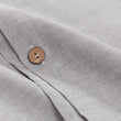 Leinen-Bettwäsche Tolosa Hellgrau, 50% Leinen & 50% Baumwolle | Hochwertige Wohnaccessoires