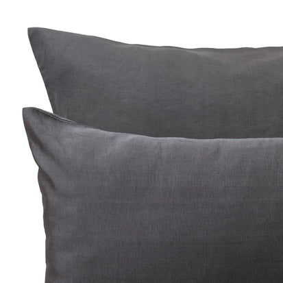 TENCEL™ Lyocell-Bettwäsche-Set Torreira [Anthrazit]
