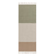 Runner Tumla Pistachio & Natural white & Natural, 100% Recycled PET | URBANARA Doormats