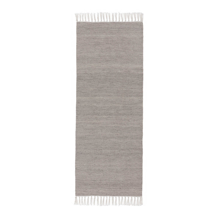 Udaka Recycled Rug light grey melange, 100% pet | URBANARA outdoor accessories