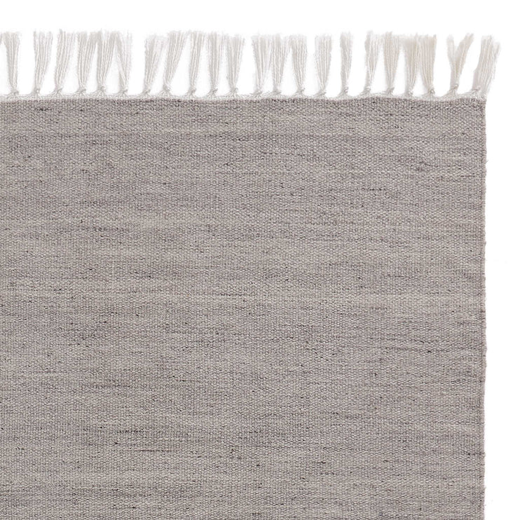 Udaka Recycled Rug light grey melange, 100% pet
