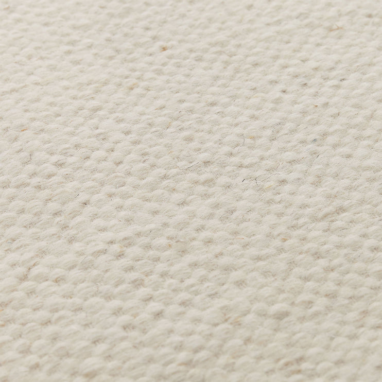Udana runner, natural white, 100% wool |High quality homewares